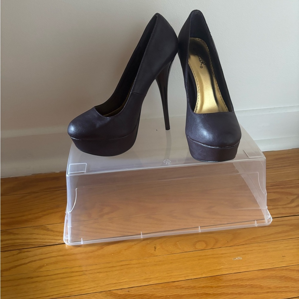 Elegant Plum High Heels